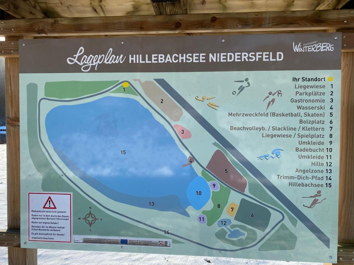 Ferienwohnung Am Hillestausee 빈터베르크 외부 사진